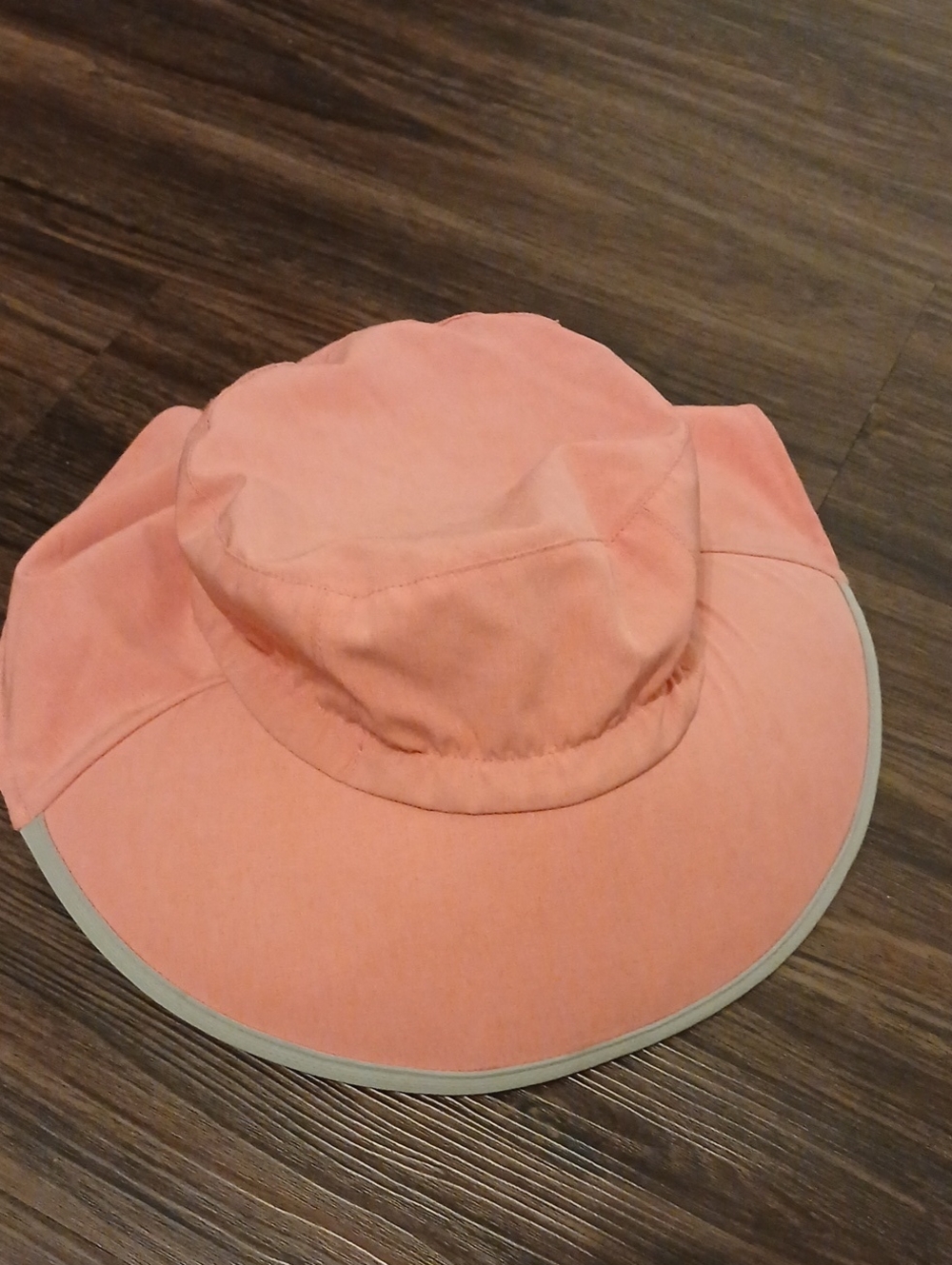 Kids Coral Sun Hat with Reflective Trim